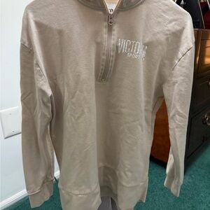 Victoria secret sweatshirt quarter zip New